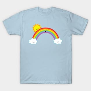 Happy Rainbow | by queenie's cards T-Shirt